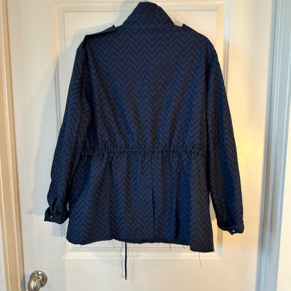 NEW Sass& Bide Navy&Rhinestone Citrone Dreams Drawstring Bling Lightweight Coat - Picture 10 of 11
